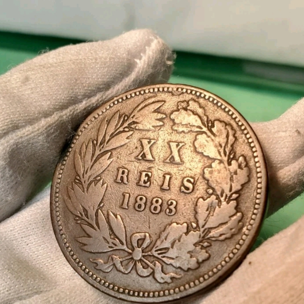 Portugal 1883 20 XX Reis KM# 527 Circulated.